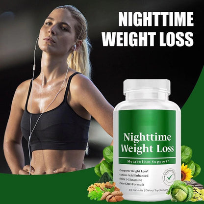 Nighttime Fat Burner Supplements - Appetite Suppressants for Weight Loss 60