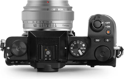 TTArtisan 50mm f2 Full Frame Manual Focus Camera Lens for M43 mount
