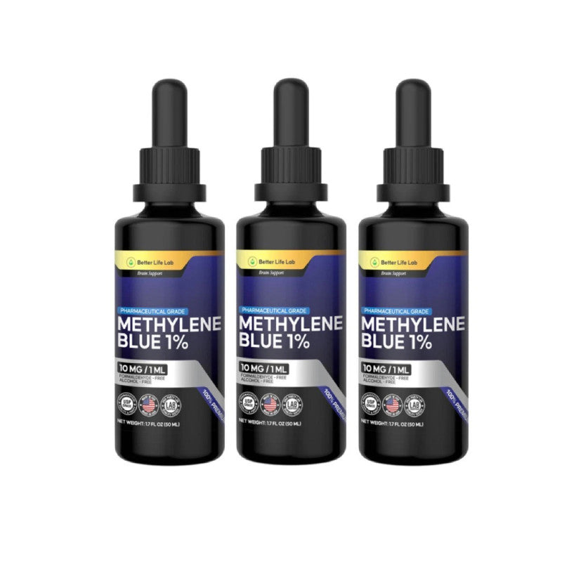 3BOX/SET Methylene Blue Pharmaceutical Grade - Methylene Blue 1% - Liquid