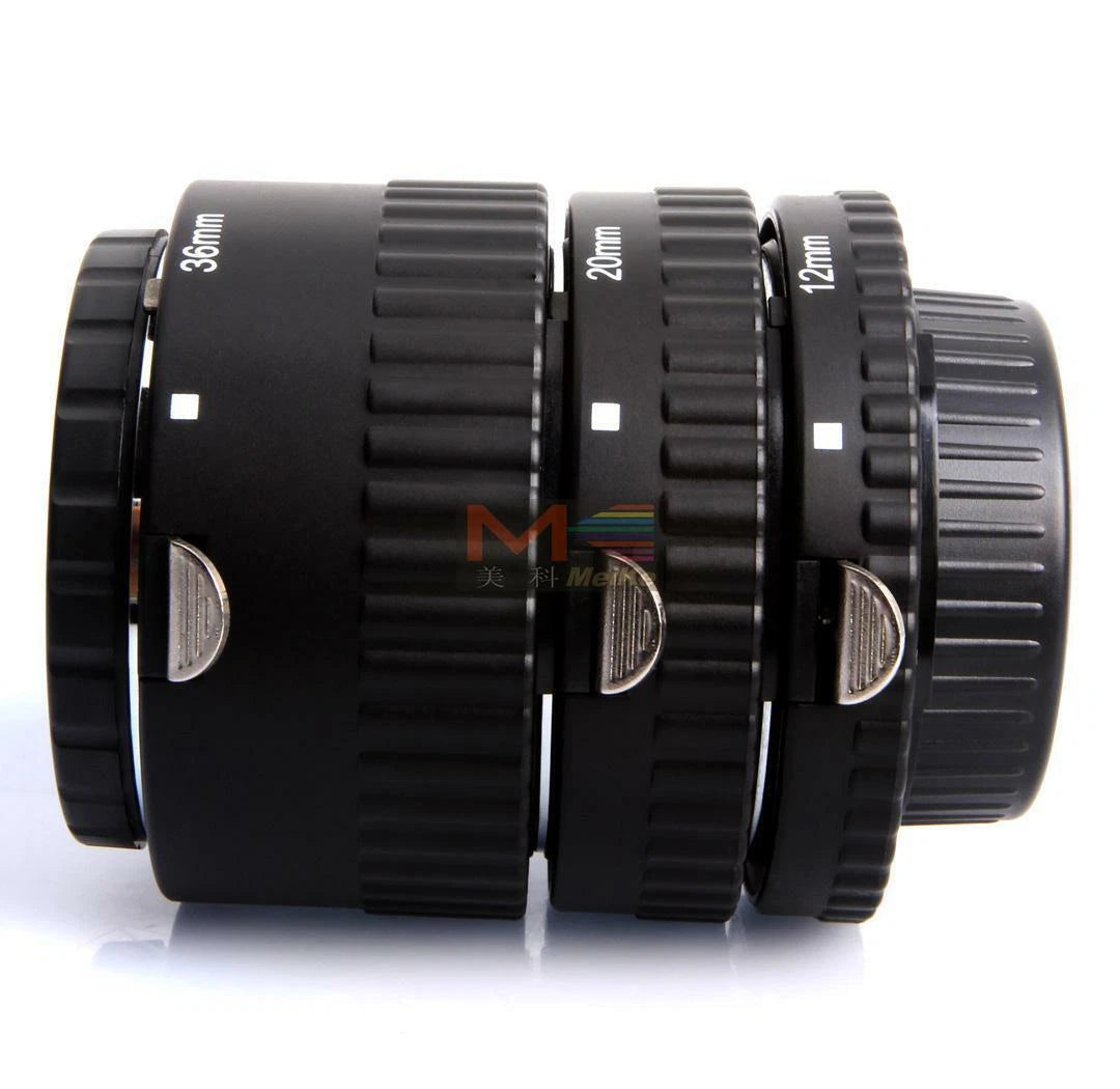 Meike MK-N-AF-B AF Auto Focus Macro Extension Tube Set for Nikon DSLR Camera
