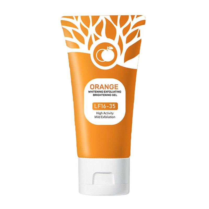 1-5PCS New Orange Enzymes Facial Skin Exfoliating Brightening Scrub Gel 50G US