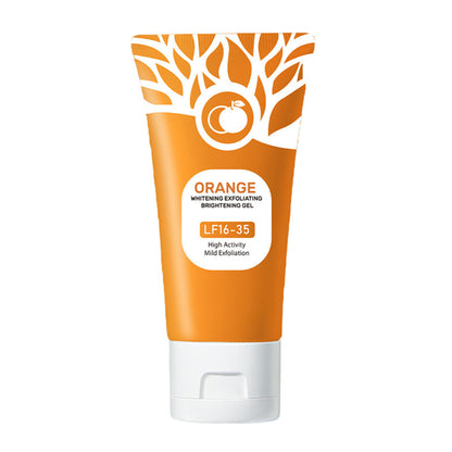 1-5PCS New Orange Enzymes Facial Skin Exfoliating Brightening Scrub Gel 50G US