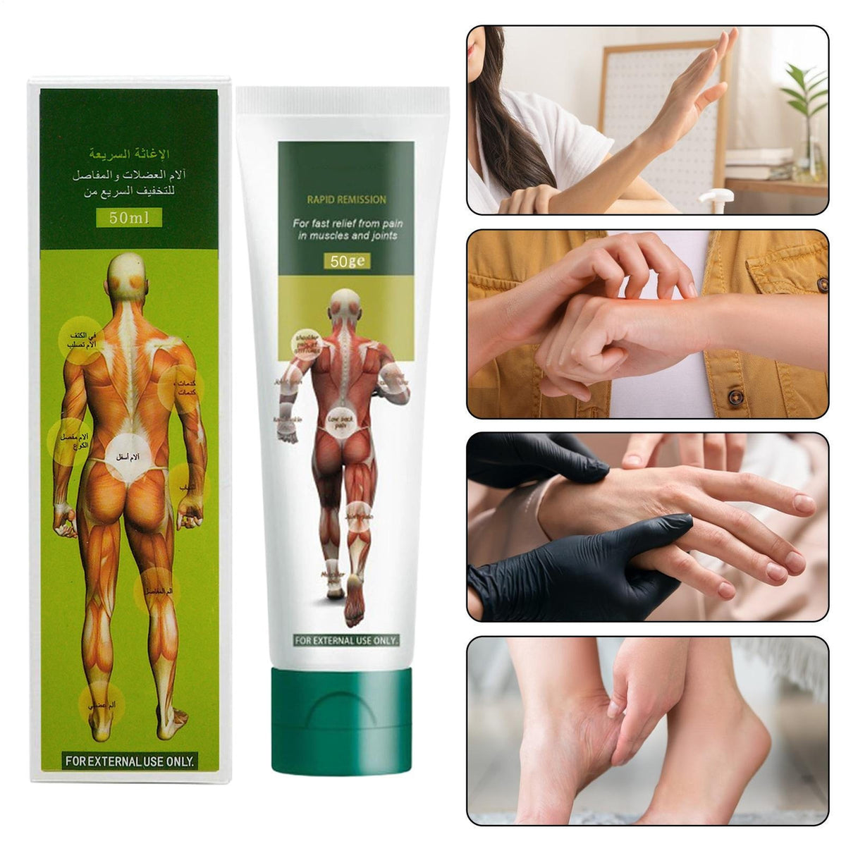 CapsaCare Neuropathy Cream – Soothing Relief with Natural Ingredients, Non-Greas