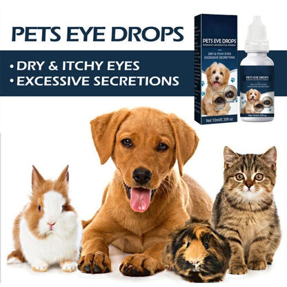 Broad-Spectrum Pet Eye Drops Treats Bacterial Viral Fungal Infections for Dogs