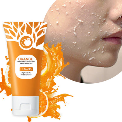 1-5PCS New Orange Enzymes Facial Skin Exfoliating Brightening Scrub Gel 50G US