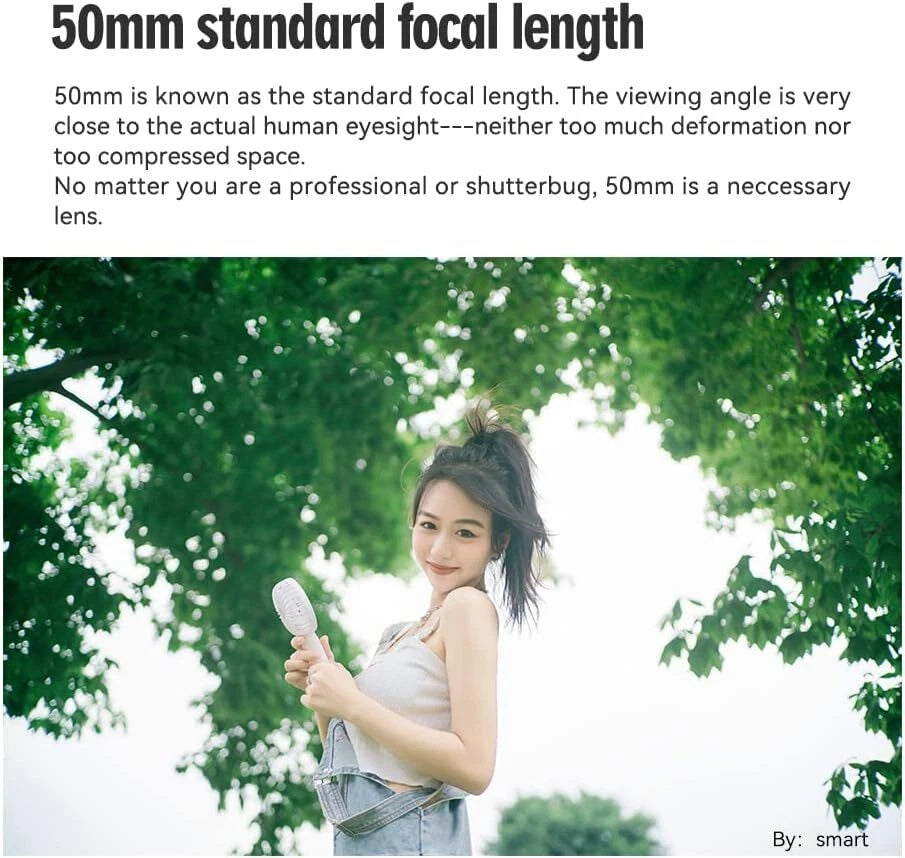 TTArtisan 50mm f2 Full Frame Manual Focus Camera Lens for M43 mount