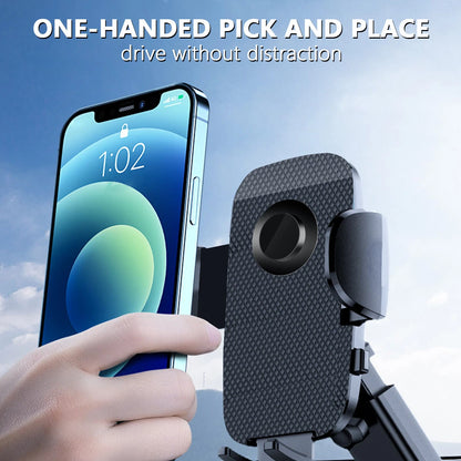 Car Phone Holder Dashboard Windshield Phone Mount Universal for iPhone Samsung