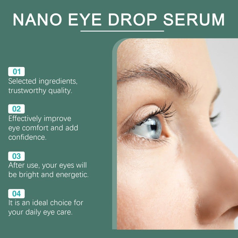 3X Nano Eye Drops Serum,Natural Nano Lubricant Eye Drops for Dry Eye Presbyopia.