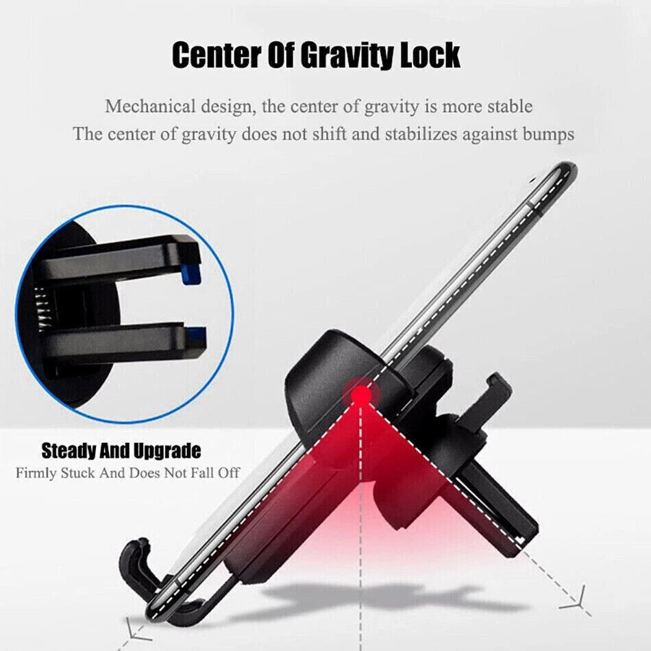 Universal Gravity Car Holder Mount Air Vent Stand Cradle For Mobile Cell Phone