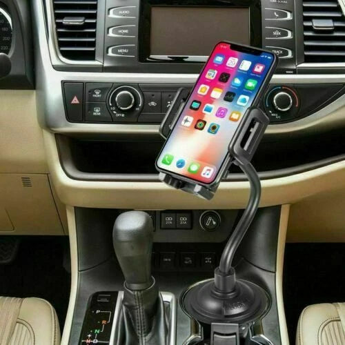 Car Mount Adjustable Gooseneck Cup Holder Stand Cradle Universal Cell Phone US