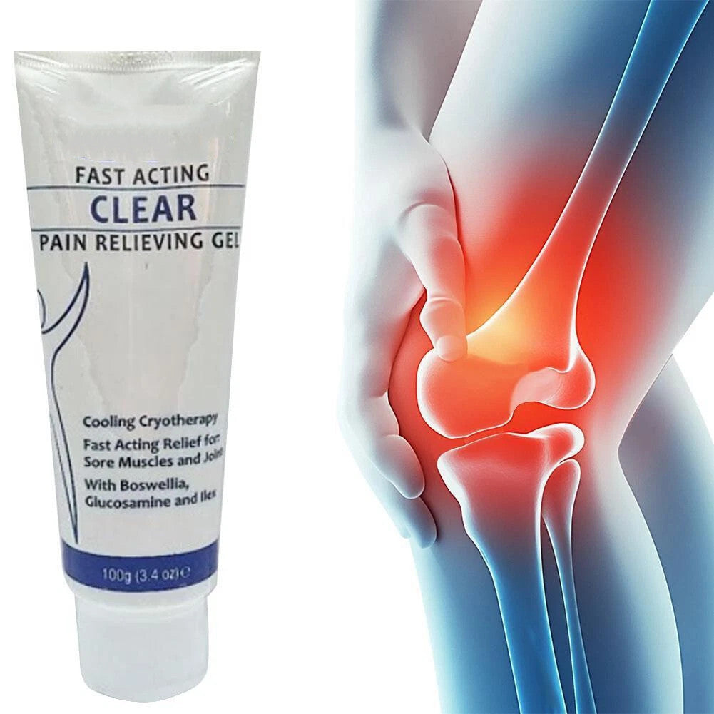 1-5X ClearZal Pain Relieving Gel FastActing Cooling for SoreMuscles and Joints ~