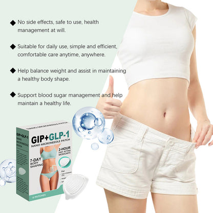 1~5X Nano Micro-needle Patch GLP - 1 Patch-Unisex Slimming Microneedle Patch