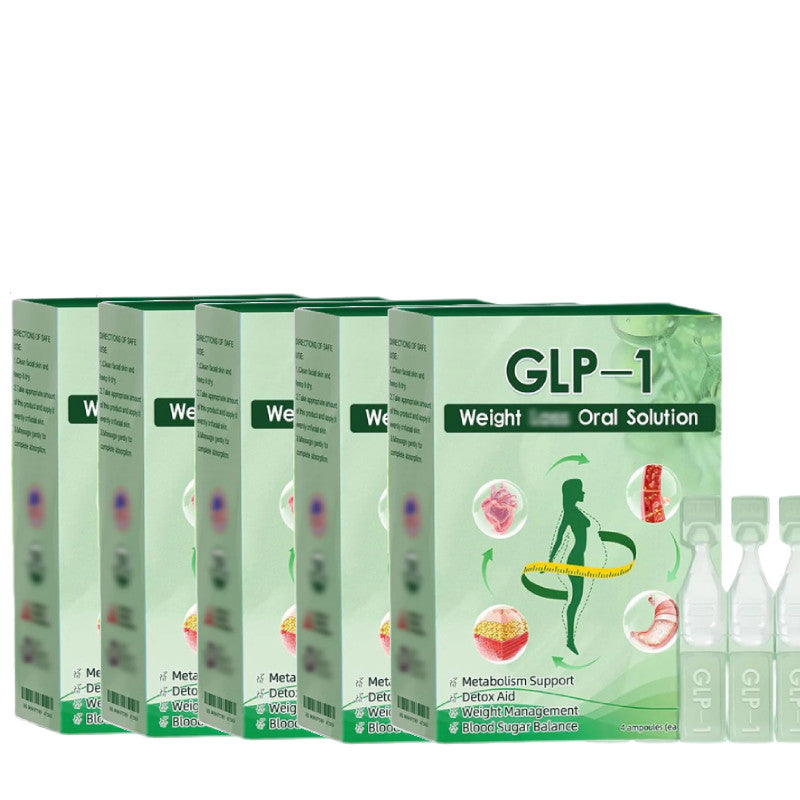 1-5BOX Oral Solution, GLP - 1 Moringa Drops, Natural Supplement Drops