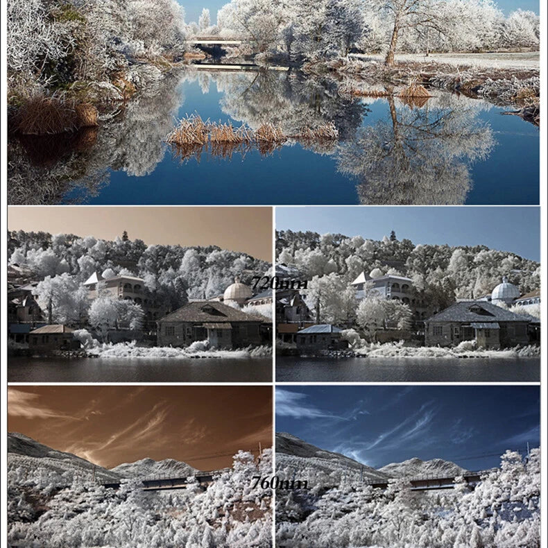 Zomei Infrared IR filter 680nm for camera DSLR 25/30/37/49/52/55/58/62/67/72mm