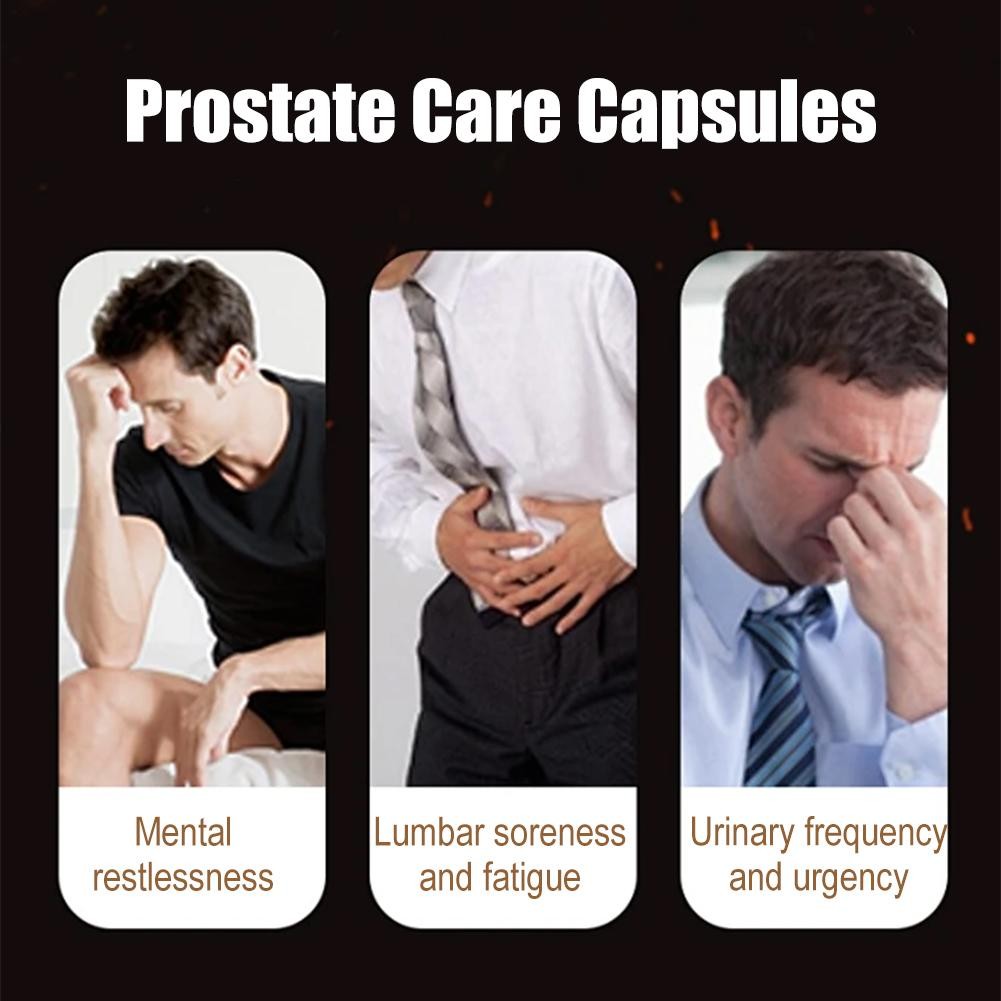 Prostate Health Capsules Support for Men’s Wellness 90pcs Natural Body Care NEW