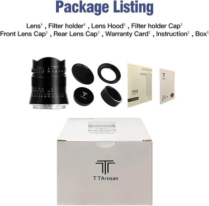 TTArtisan 21mm F1.5 Full Fame ASPH Wide Angle Lens for Leica M-Mount Cameras