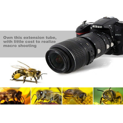 Meike MK-N-AF-B AF Auto Focus Macro Extension Tube Set for Nikon DSLR Camera
