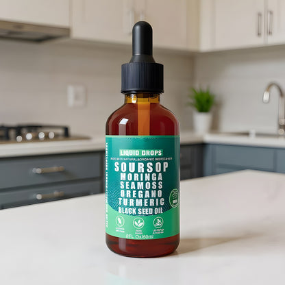Vyxion Soursop Bitters Liquid Drops - Immunity, Liver, Gut & Antioxidant 60ml