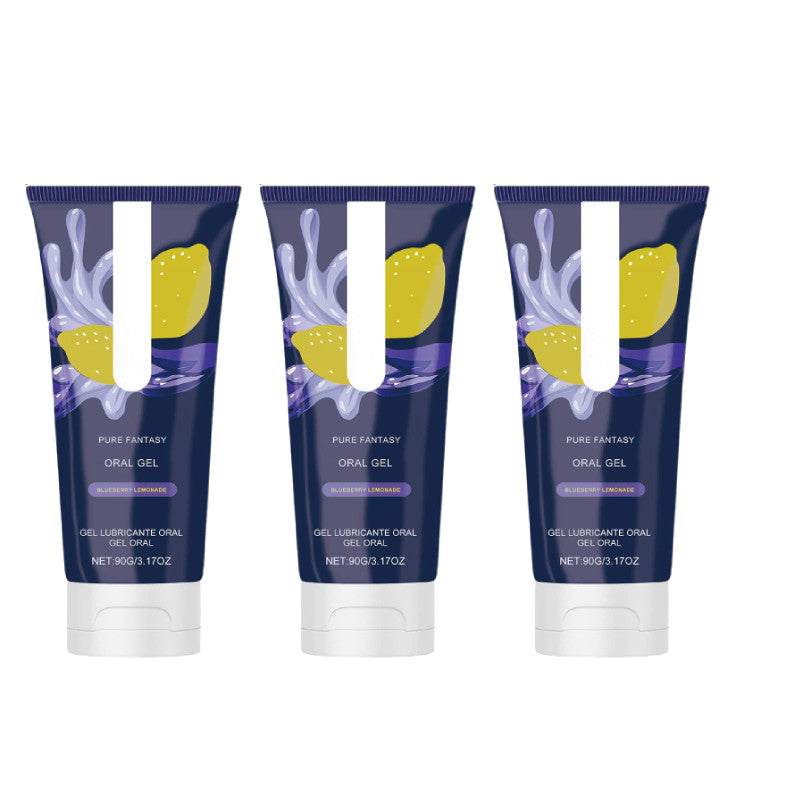 1-3pack Pure Romance- GREAT HEAD- Oral Gel- Blueberry Lemonade- Relax Gag Reflex