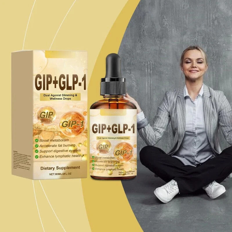 GIP Dual Agonist Slimming& Wellness Drops Boost Metabolism & Fat Burning New