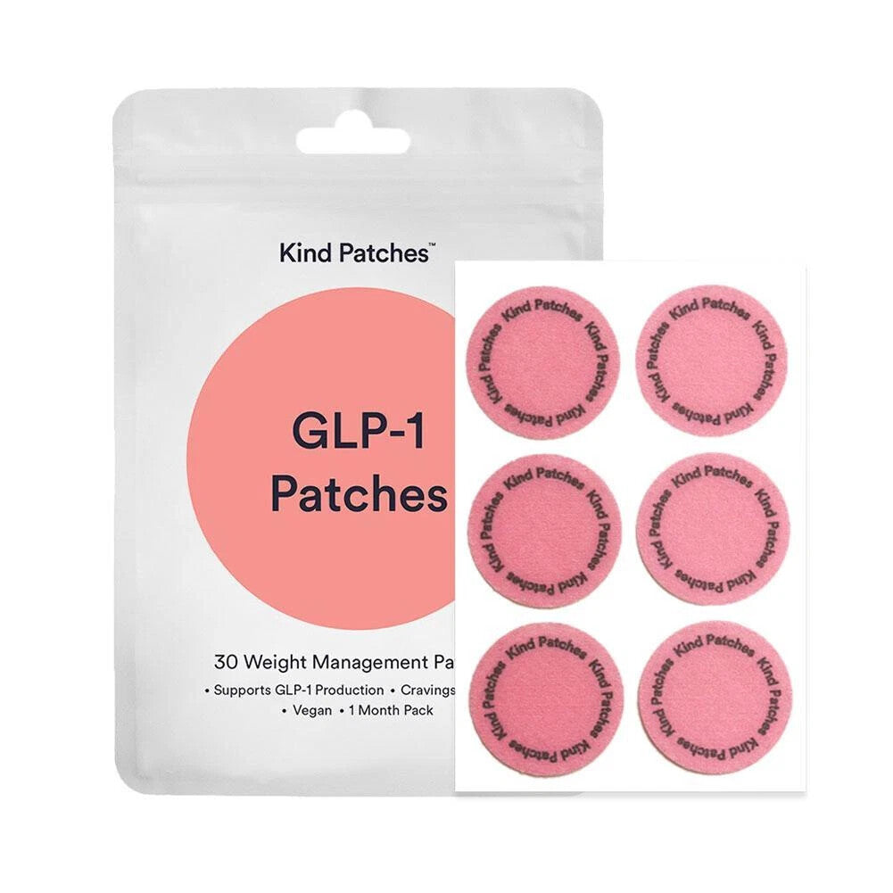 5Pack GLP - 1 Patches Kind Patches - 1 Month Supply Cravings Support Vegan Hot~