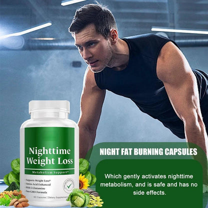 Nighttime Fat Burner Supplements - Appetite Suppressants for Weight Loss 60