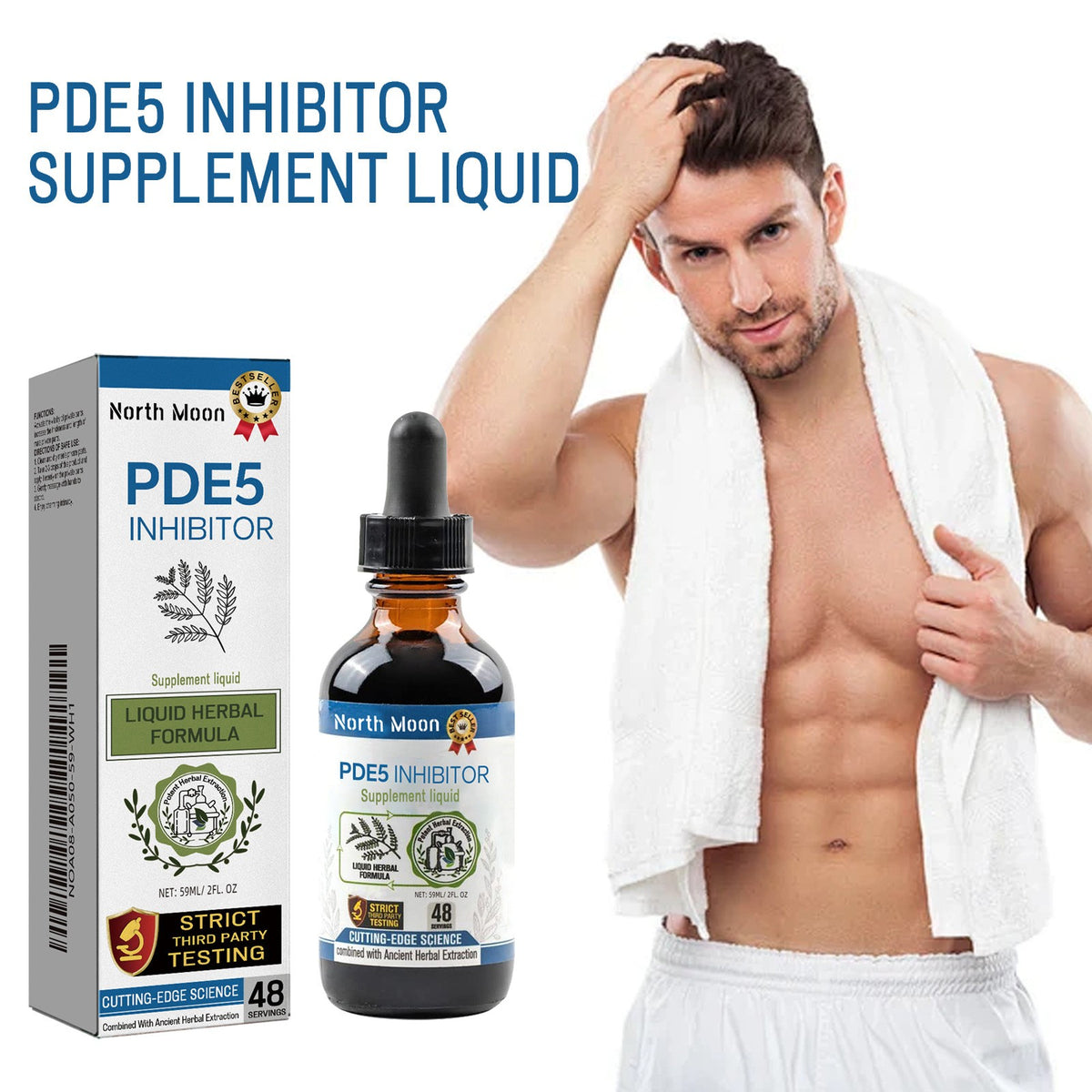 PDE5 Natural Male Massage Oil Drops,Strength & Endurance Support,Body Care