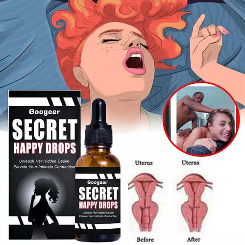Secret Happy Drops,Pleasure Peak-Oral Drops,Enhancing Sensitivity For Women 🔥