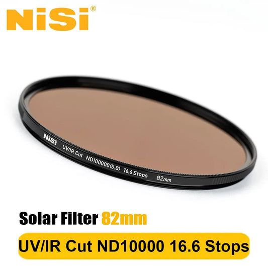 NiSi Solar Filter Pro Nano UV IR Cut ND100000(5.0) 16.6 Stops 77mm 82mm 95mm NEW