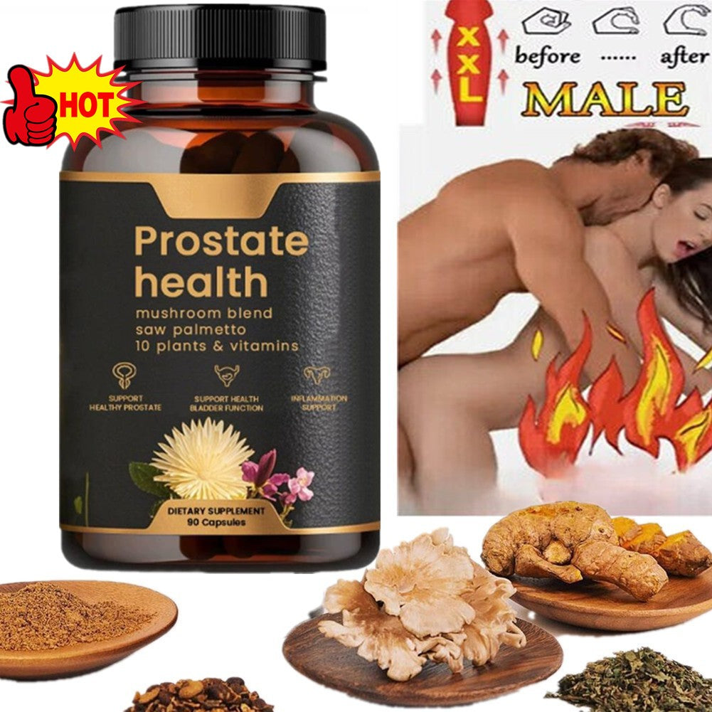 Prostate Health Capsules Support for Men’s Wellness 90pcs Natural Body Care NEW