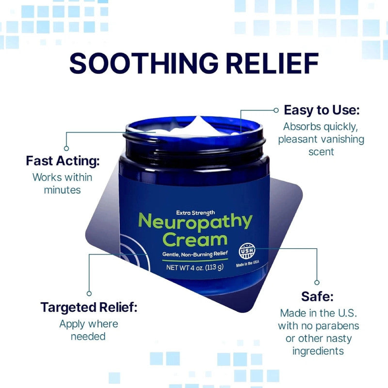 Migrastil Neuropathy Relief Cream for Feet, Hands & Legs | 1-5 Pack, Fast Acting