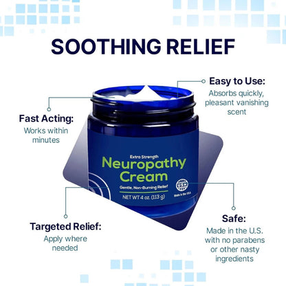 Migrastil Neuropathy Relief Cream for Feet, Hands & Legs | 1-5 Pack, Fast Acting