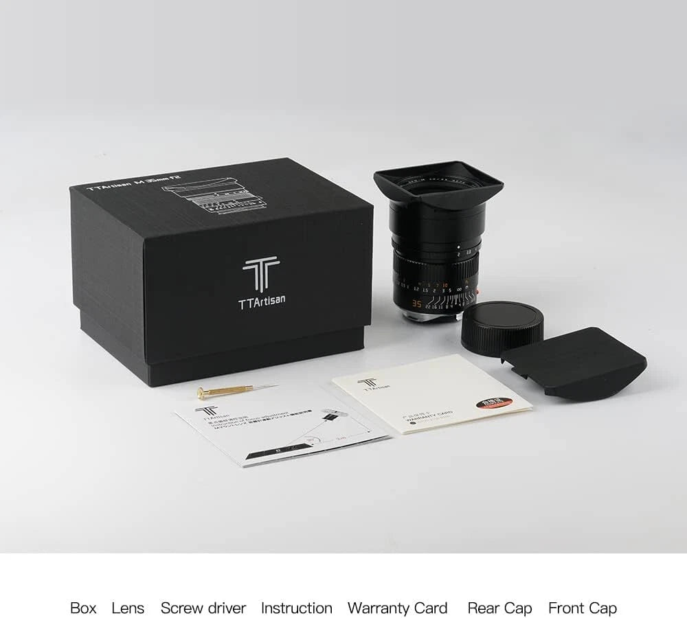 TTArtisan APO-M 35mm f2 Full Frame ASPH Manual Focus Camera Lens Leica M Mount