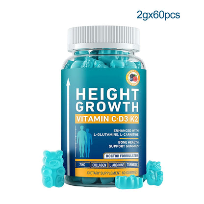 60*Height Growth Gummies for Kids - Growth Vitamins for Teens Height Increase