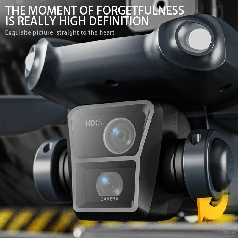Mini Drone 8K HD Dual Camera GPS Aerial Photography Foldable Re with 3 Battery