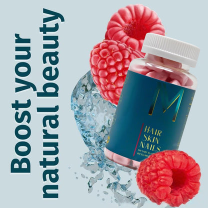 WEEM Hair Skin and Nails Gummies - Supports Healthy Hair - Vegan biotin Vitamins