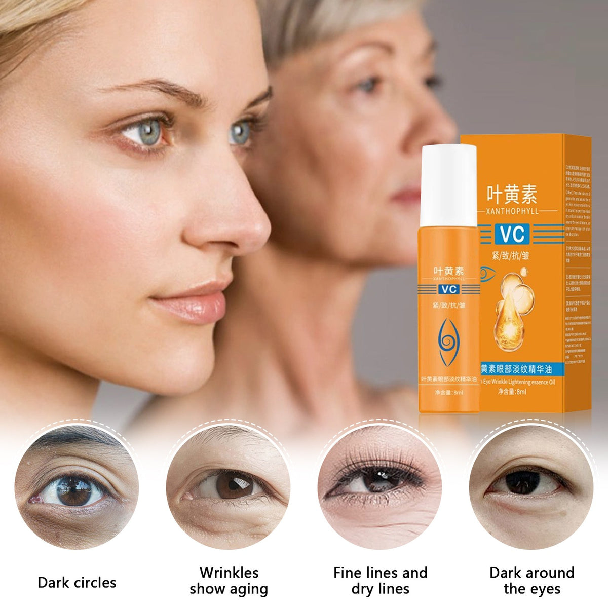 Lutein Anti-Wrinkle Concentrate Serum Oil Wrinkle Remover Anti-Aging Product