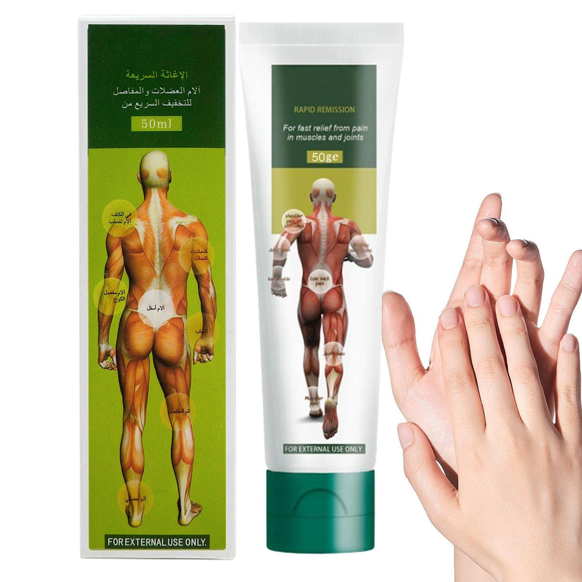 CapsaCare Neuropathy Cream – Soothing Relief with Natural Ingredients, Non-Greas