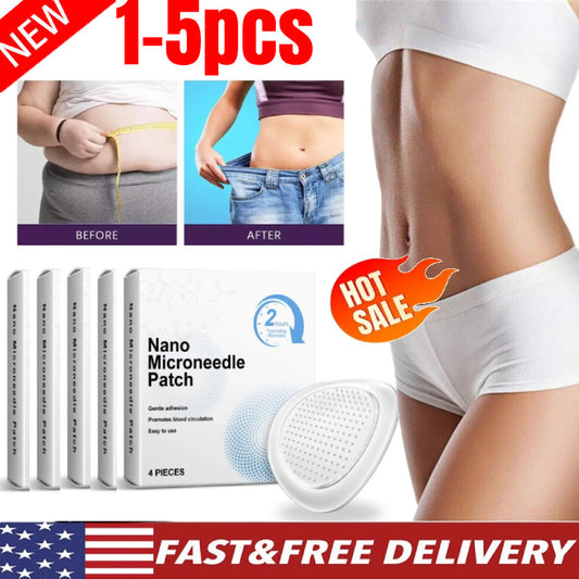 1-5pcs Nano Microneedle Body Care Patches for Weight Loss Young Skin for Unisex
