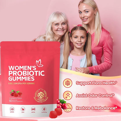 Vaginal Women Probiotic Feminine Balance PH Gummies For Healthy Odor