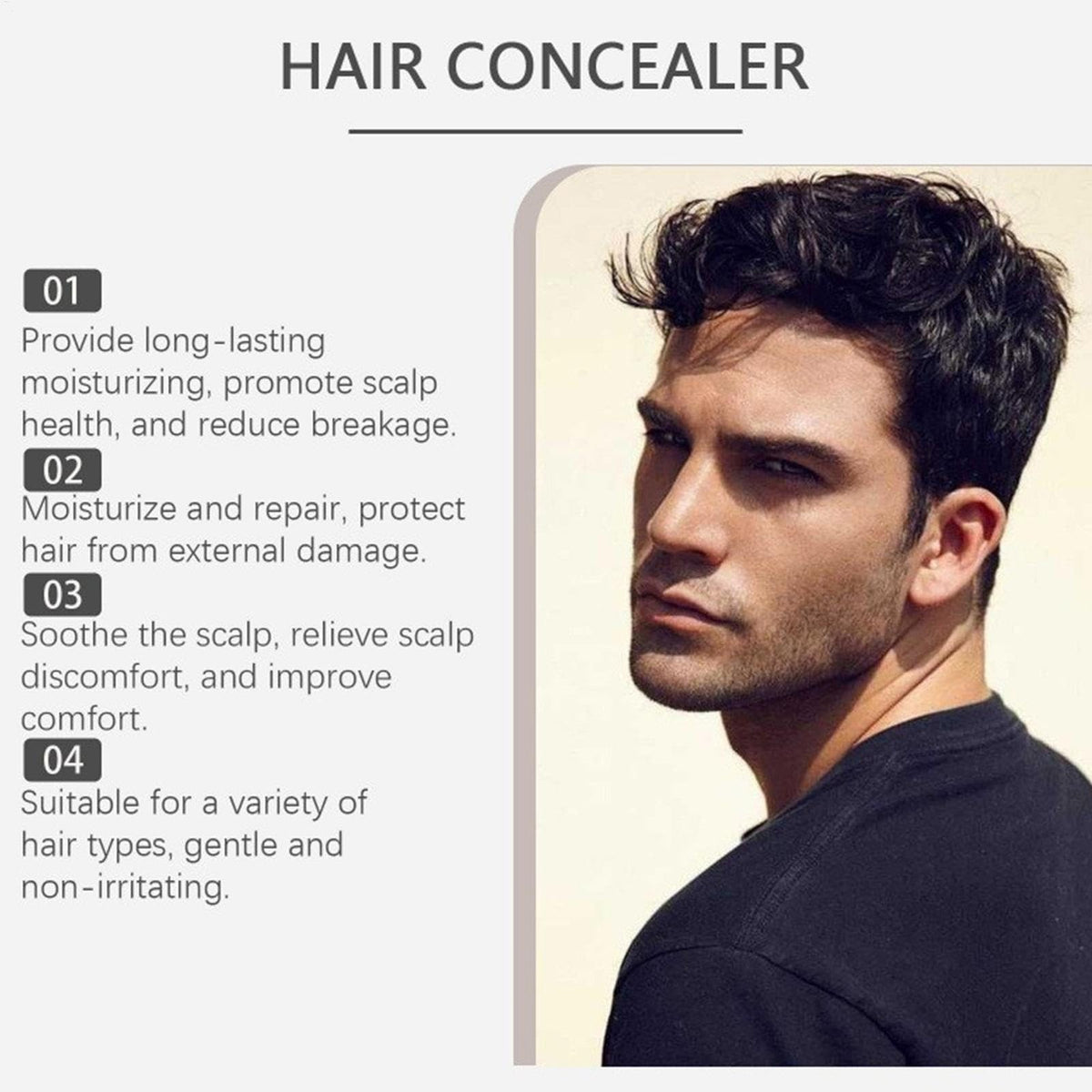 Hairfillup Hair Concealer,Hairfillup Hair Concealer Waterproof,Enhance Hairline
