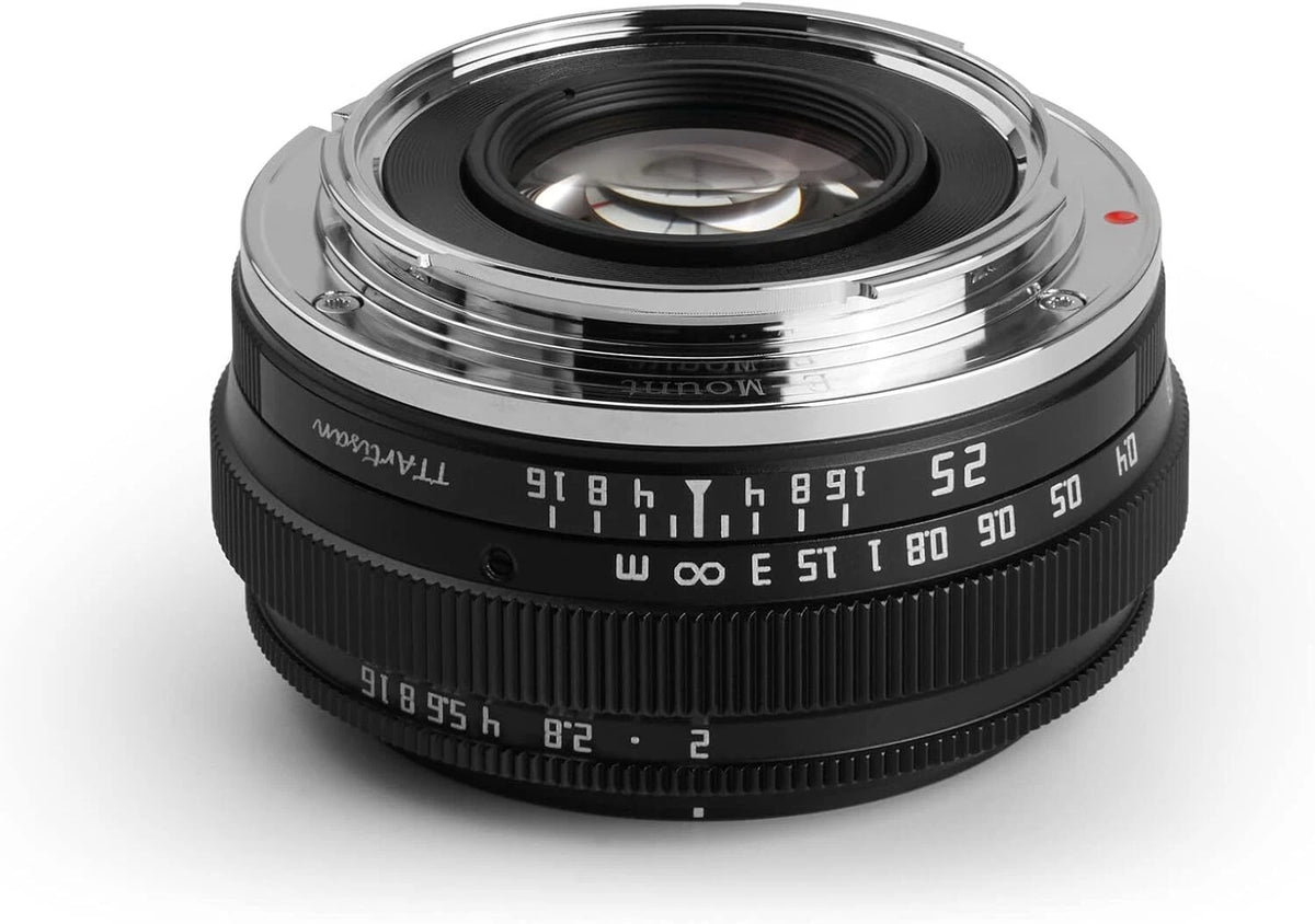TTArtisan 25mm f2 APS-C Manual Focus Mirrorless Camera Lens with M43 Mount