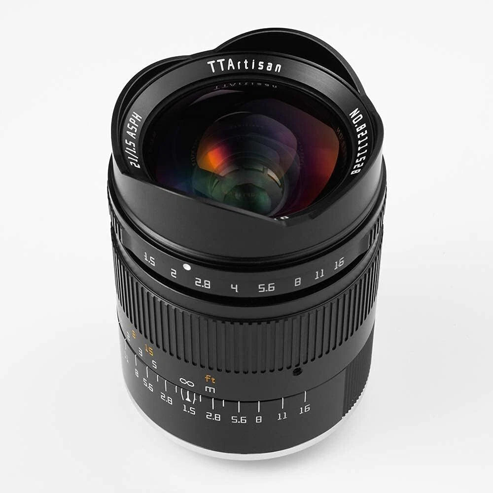 TTArtisan 21mm F1.5 Full Fame ASPH Wide Angle Lens for Leica M-Mount Cameras