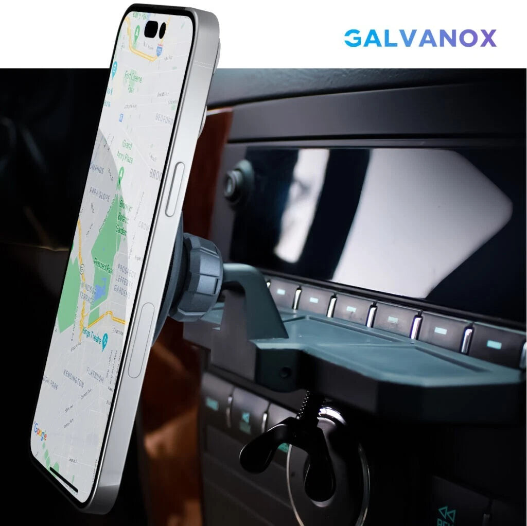 CD Phone Holder for Car Magnetic MagSafe Charger iPhone Mount w/ CD Player Slot