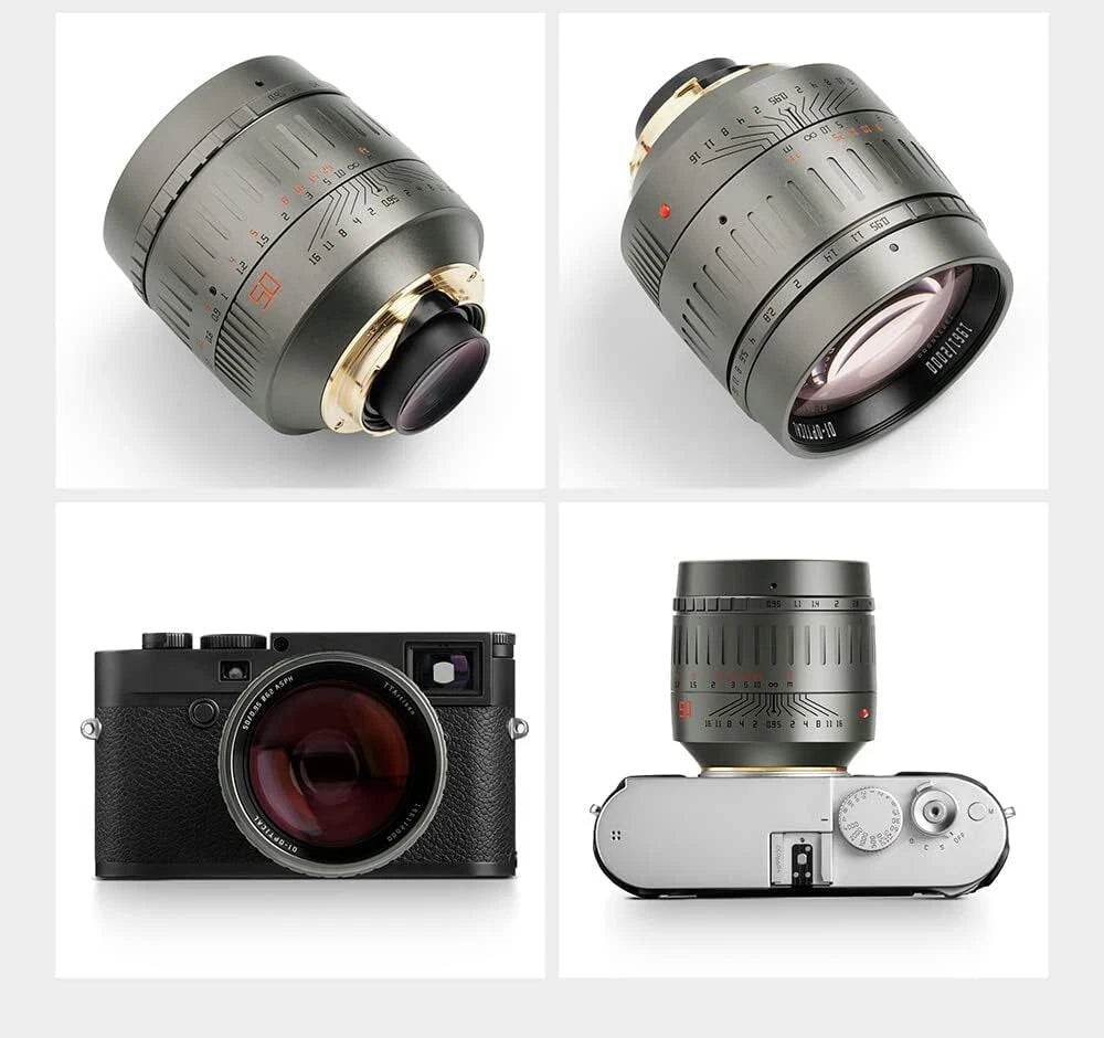 TTArtisan 50mm F0.95 Full Frame Manual Focus Lens Large Lens for Leica M-Mount