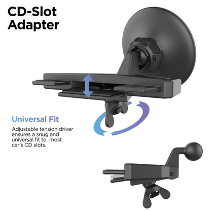 CD Phone Holder for Car Magnetic MagSafe Charger iPhone Mount w/ CD Player Slot