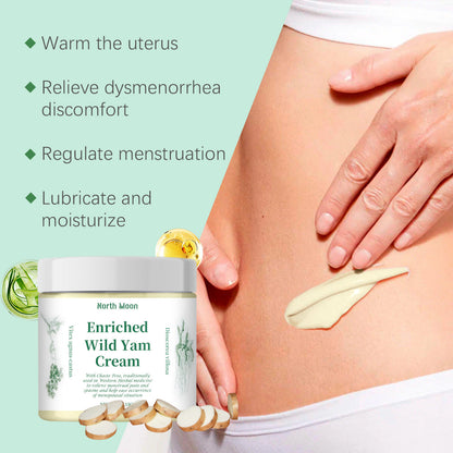 Wild Yam Cream Organic for Hormone Balance,Relieve Menstrual Discomfort,100g