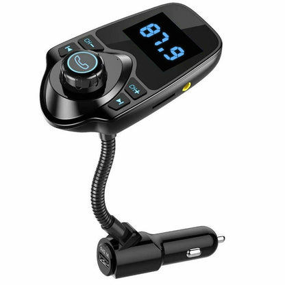 Bluetooth Cigarette Lighter USB Wireless FM Transmitter MP3 Radio Car Charger