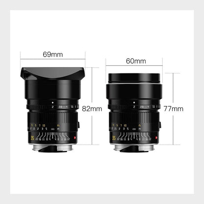 TTArtisan APO-M 35mm f2 Full Frame ASPH Manual Focus Camera Lens Leica M Mount