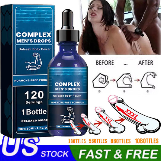 USA Complex Men's Drops Secret Drops for Strong Men,Male Supplement Drops 30ML